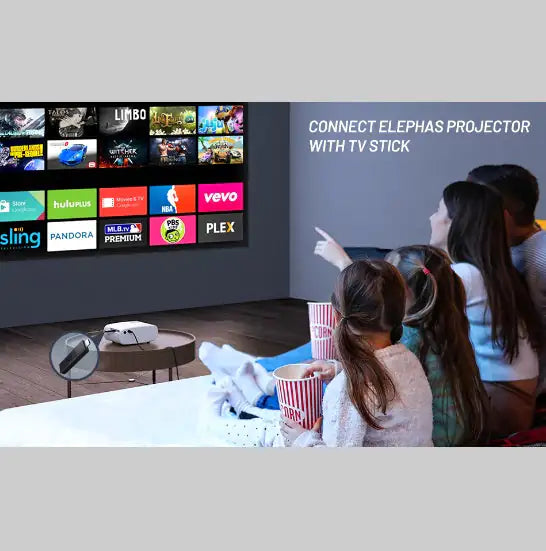 Portable Mini HD Projector – 1080P Home Theater for Movies & Gaming