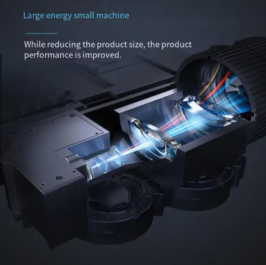 Portable Mini HD Projector – 1080P Home Theater for Movies & Gaming