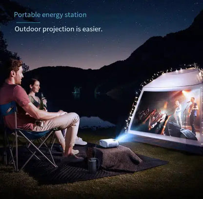 Portable Mini HD Projector – 1080P Home Theater for Movies & Gaming